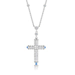 【#52】（Pray)925 Sterling Silver Moissanite necklace
