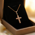 【#52】（Pray)925 Sterling Silver Moissanite necklace