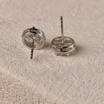 【#20】(Corona Earring)925 Sterling Silver Moissanite earrings