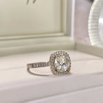 【#02】（Princess）925 Sterling Silver Moissanite ring(Buy over 120$ get 2v band and 1 classic band as freebies  )