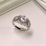 【#23】（Victoria）925 Sterling Silver Moissanite rings