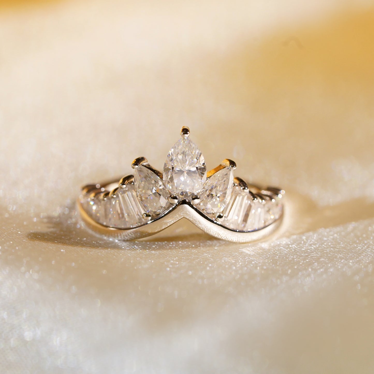 【#51】(Butterfly) 925 Sterling Silver Moissanite rings