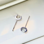 【#33】(Vien earrings)925 Sterling Silver Moissanite rings