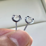 【#33】(Vien earrings)925 Sterling Silver Moissanite rings