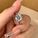 【#44】（COCO）925 Sterling Silver Moissanite rings