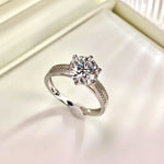 【#16】（Queen）925 Sterling Silver Moissanite rings
